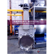 Bevel Gear Operated Knife Gate Valve for Water Treatment Industry